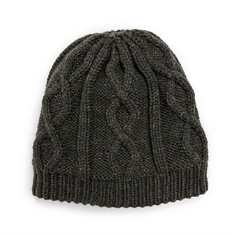 Men's MUK LUKS Cable Knit Heat Retainer Beanie