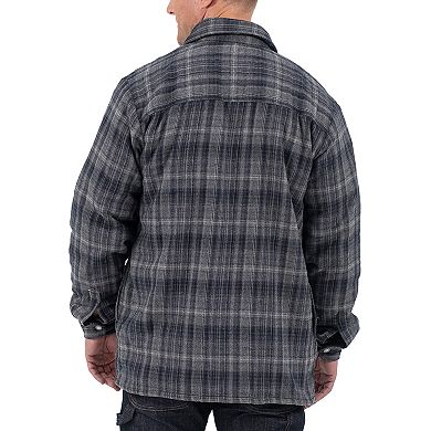Men's Dickies Hydroshield Flannel High-Pile Fleece Shirt Jacket