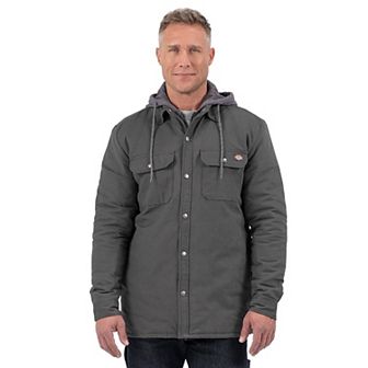 Men's Dickies Hydroshield Duck Hooded Shirt Jacket