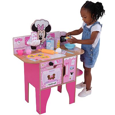 Minnie mouse kitchen cooking play set on sale