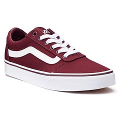 Red vans 2024 shoes womens