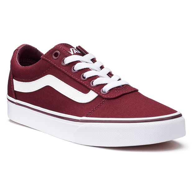 Vans ward store low burgundy