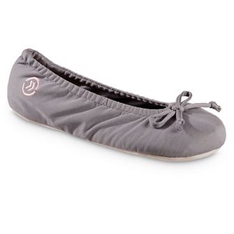 isotoner 4-way Stretch Satin Comfort Women's Ballerina Slippers