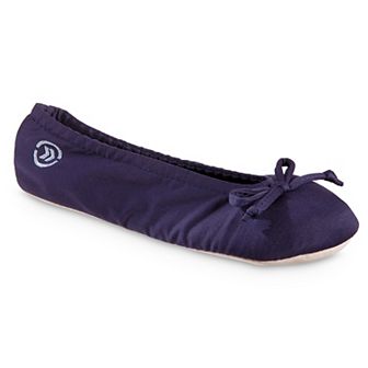 isotoner 4-way Stretch Satin Comfort Women's Ballerina Slippers