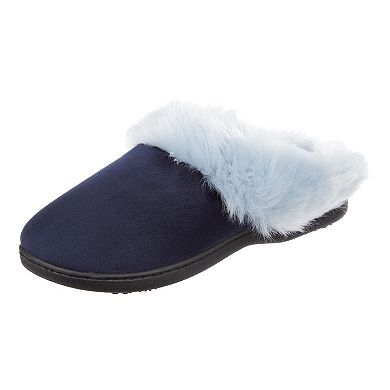 isotoner Memory Foam Velour Valerie Comfort Hoodback Women's Slippers