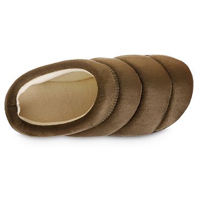 isotoner Memory Foam Microsuede Puffer Comfort Hoodback Women's Slippers