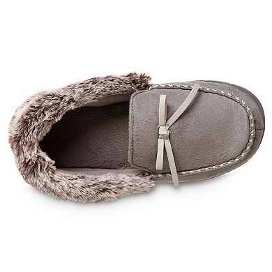 isotoner Microsuede Rae Comfort Women's Moccasin Slippers