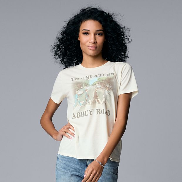 Women's Simply Vera Vera Wang Beatles Abbey Road Graphic Tee