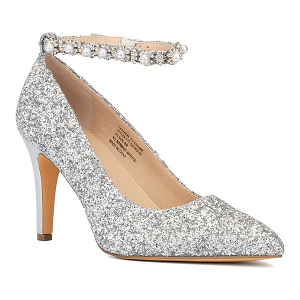 Silver hot sale heels kohls