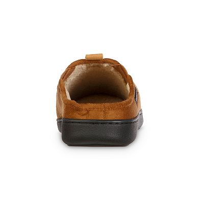 isotoner Advanced Memory Foam Microsuede Vincent Hoodback ECO Comfort Men's Slippers