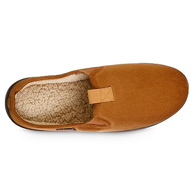 isotoner Advanced Memory Foam Microsuede Vincent Hoodback ECO Comfort Men's Slippers