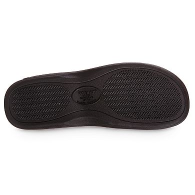 Men's isotoner Advanced Memory Foam Microsuede Jasper Hoodback ECO Comfort Slippers