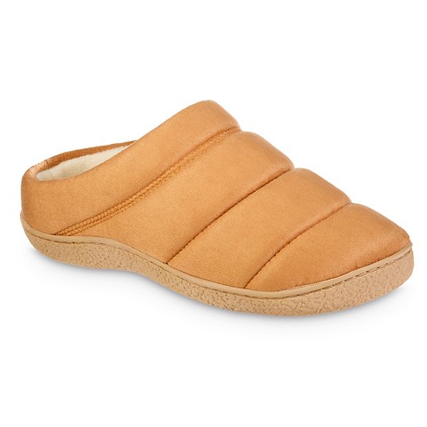 Isotoner mens discount slippers memory foam