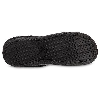 isotoner Advanced Memory Foam Herringbone Harvey Hoodback ECO Comfort Men's Slippers