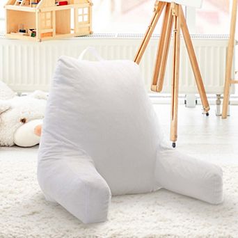 Cheer Collection Kids Size Reading Pillow with Arms for Sitting Up in Bed