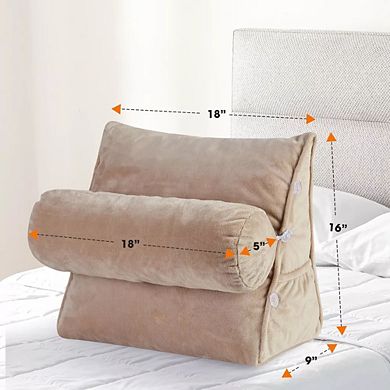 Cheer Collection Wedge Shaped Back Support Pillow