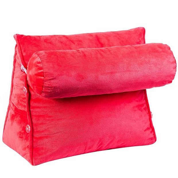 Cheer Collection Wedge Shaped Back Support Pillow and Bed Rest