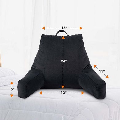 Cheer Collection Shredded Memory Foam TV Pillow & Backrest