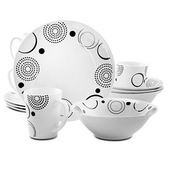 Gibson Everyday Modern Times 12 pc Dinnerware Set