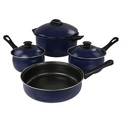 Emeril Everyday Forever Pans Hard-Anodized Pots and Pans Set Nonstick,  Induction Cookware with Utensils by Emeril Lagasse, Black, 10-pc Cookware  Set +