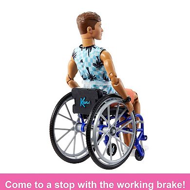 Ken® Fashionista Doll With Wheelchair & Ramp