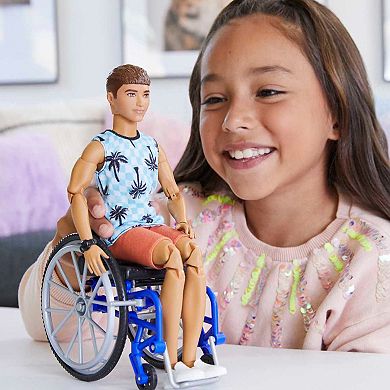 Ken® Fashionista Doll With Wheelchair & Ramp