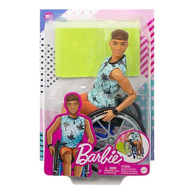 Ken® Fashionista Doll With Wheelchair & Ramp