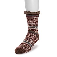 Muk luks slipper socks mens clearance