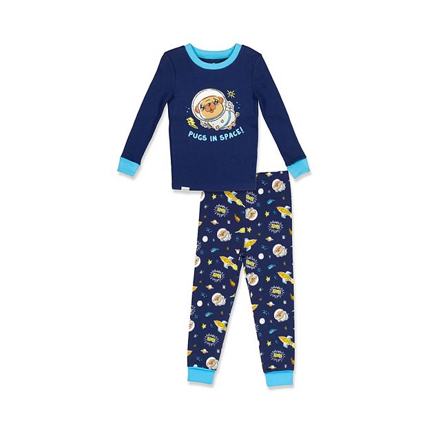 Kids pug pajamas hot sale