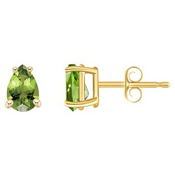Celebration Gems 14k Gold Gemstone Stud Earrings
