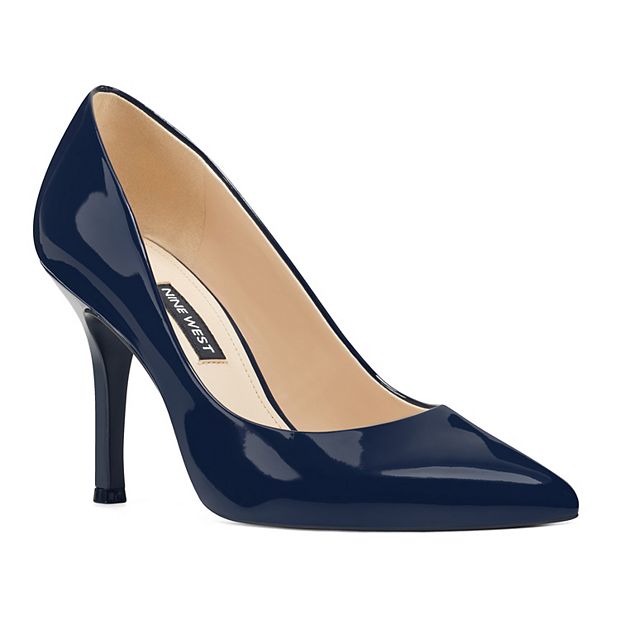 Nine west navy blue shoes on sale