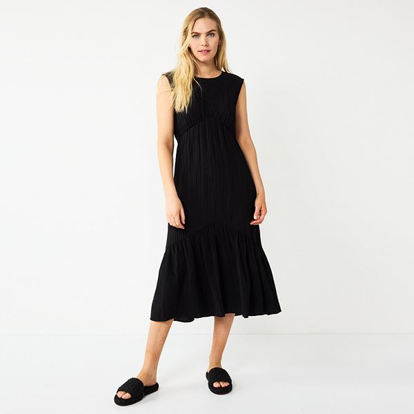 Women's Nine West Tiered Midi Dress