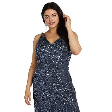 Women's Nightway Long Sleeveless Evening Gown