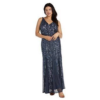 Women's Nightway Long Sleeveless Evening Gown