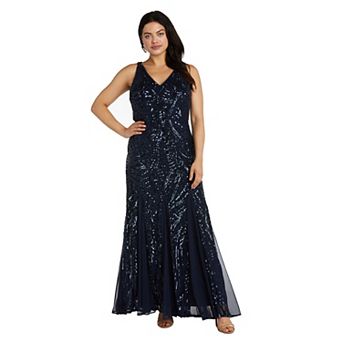 Women's Nightway Long Sleeveless Evening Gown