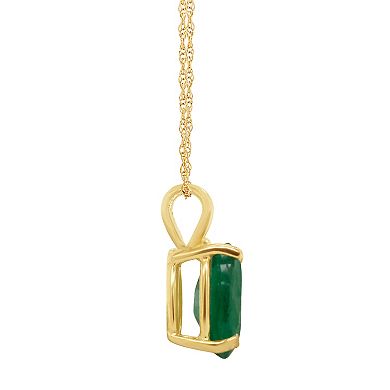 Celebration Gems 14k Gold Gemstone Pendant Necklace