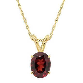 Celebration Gems 14k Gold Gemstone Pendant Necklace