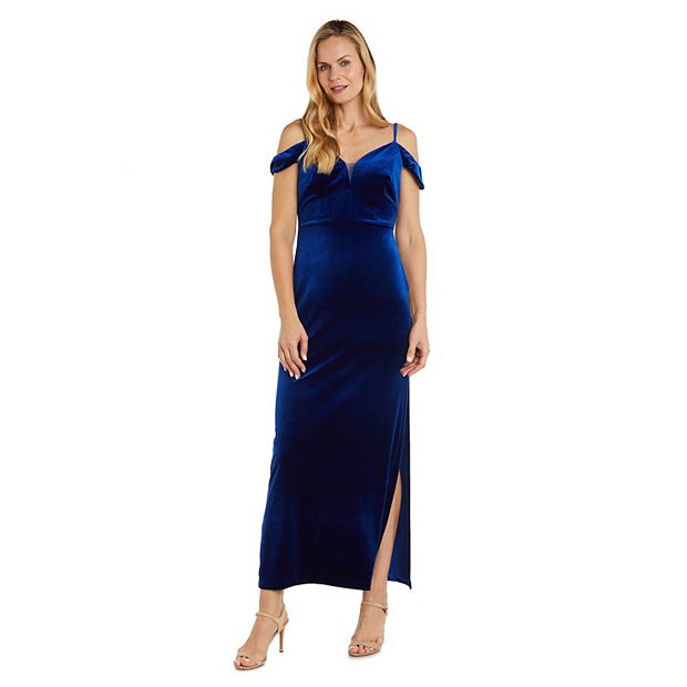 Nightway cold hot sale shoulder gown