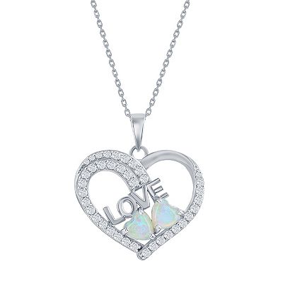 Opal necklace kohls clearance