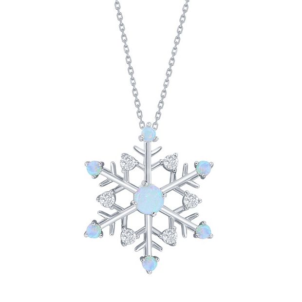 Kohls snowflake outlet necklace