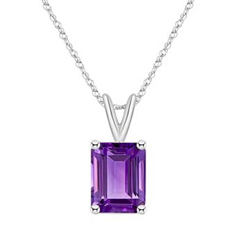Celebration Gems 14k White Gold Gemstone Pendant Necklace