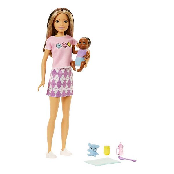 Barbie Babysitters, Inc. Skipper Doll with Baby Figure & Accessories