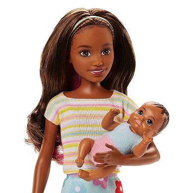 Barbie Babysitters, Inc. Skipper Doll with Baby Figure & Accessories
