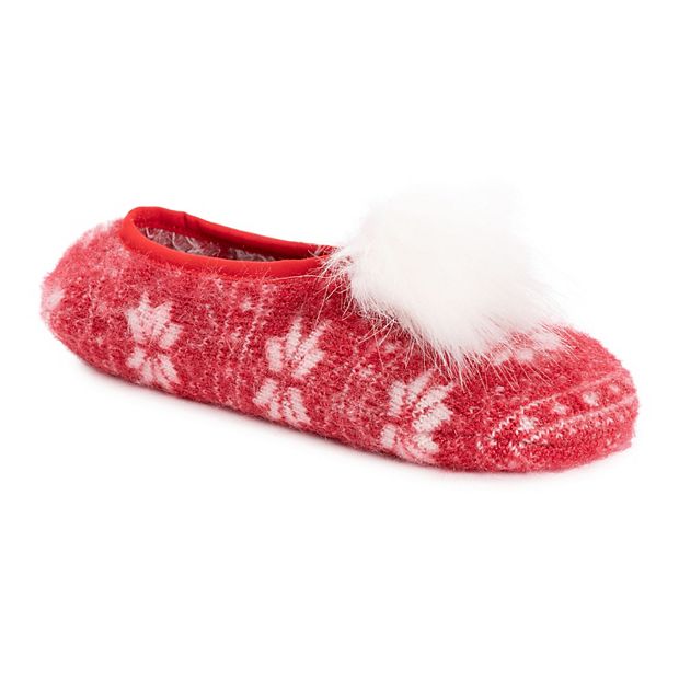 Women s MUK LUKS Insulated Ballerina Slippers