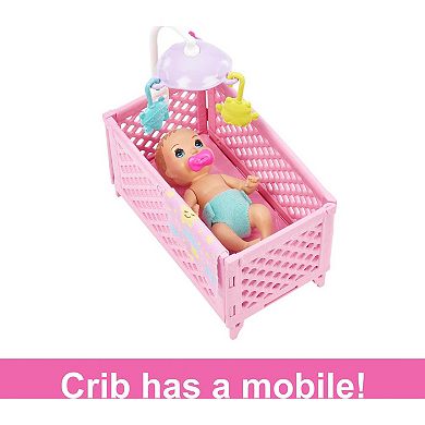 Barbie Skipper Babysitter Doll & Crib Playset