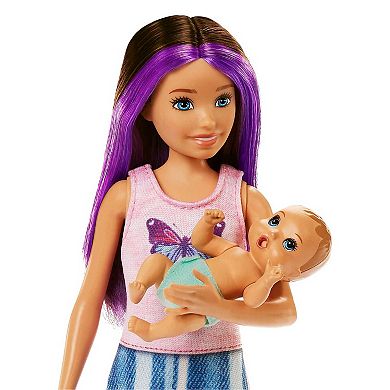 Barbie Skipper Babysitter Doll & Crib Playset