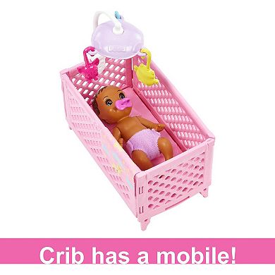 Barbie Skipper Babysitter Doll & Crib Playset