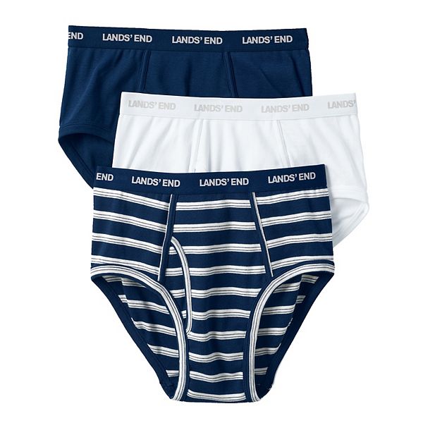 Men's Lands' End 3-Pack Knit Briefs