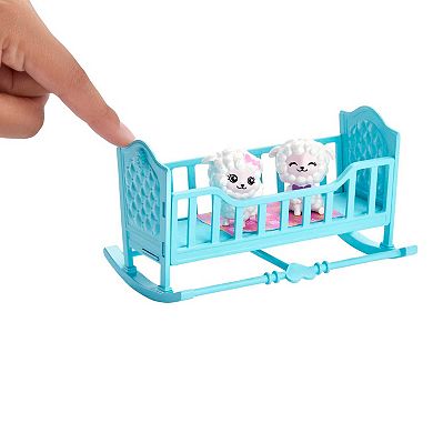 Barbie Skipper Doll & Nurturing Playset with Lambs & Stroller