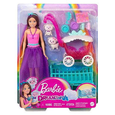 Barbie Skipper Doll & Nurturing Playset with Lambs & Stroller